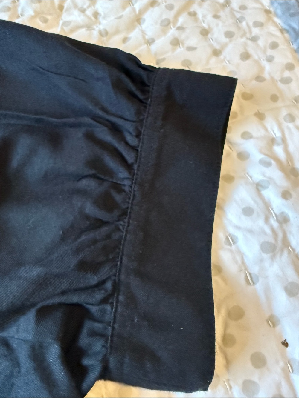 Lane Bryant Black Short-Sleeve Embroidered Tunic - Picture 4 of 9